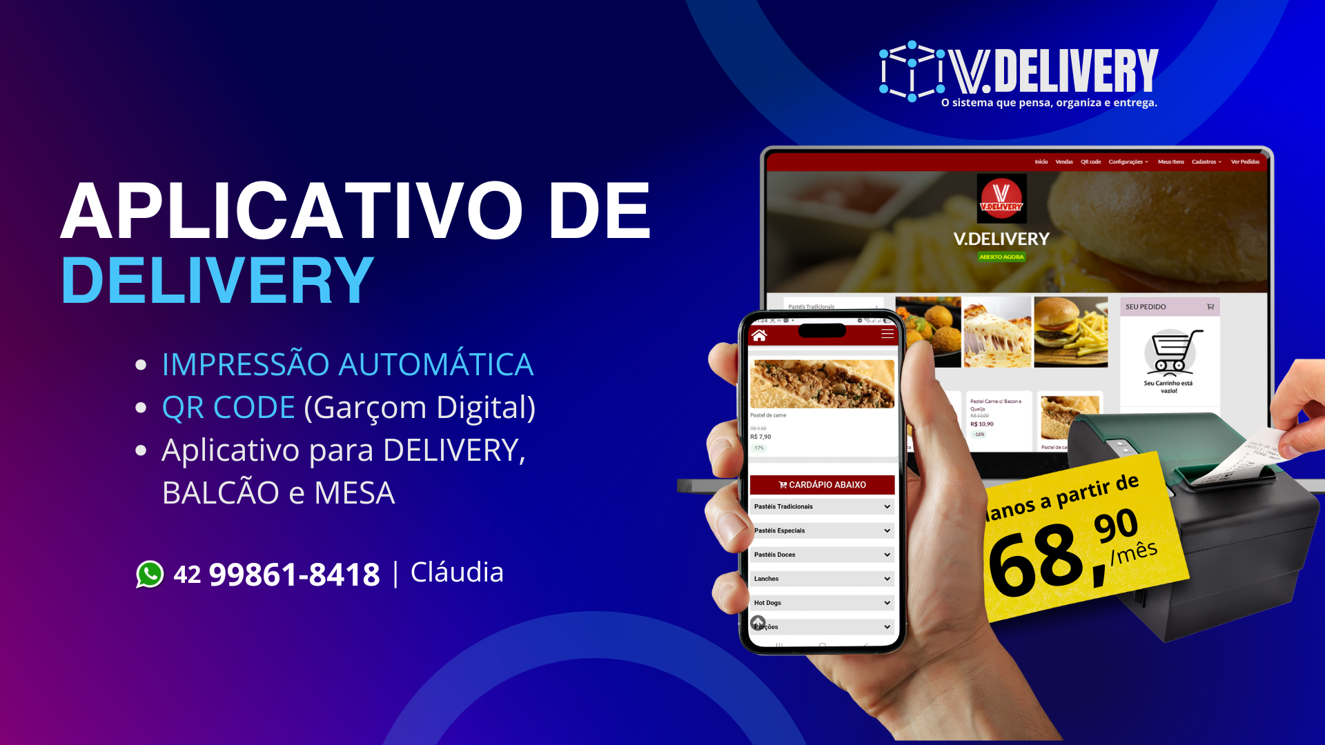 V.Delivery — Aplicativo de Delivery